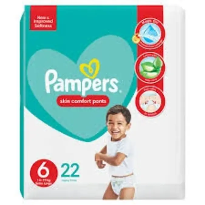 Pampers Junior Pants Size 6 22 Pieces